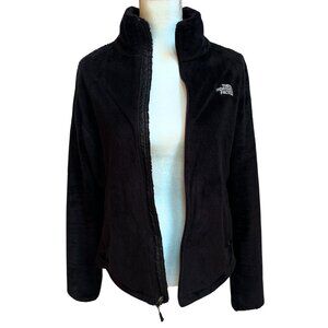 The North Face Black Monkey Fur Fleece – Women’s M | Super Soft Full-Zip Jacket